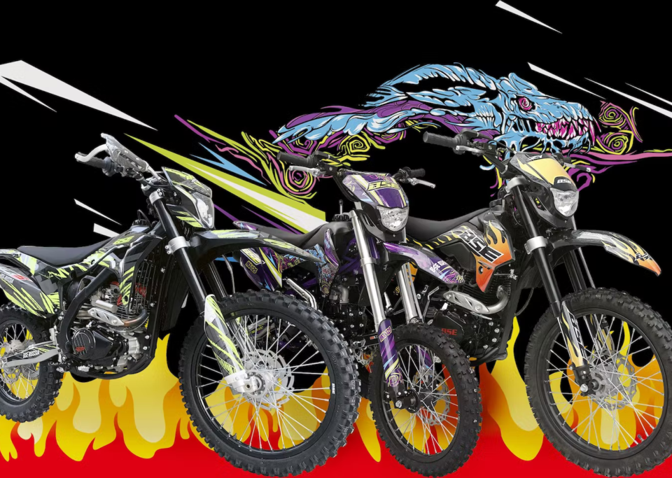 Встречайте мотоциклы и питбайки BSE в новых цветах